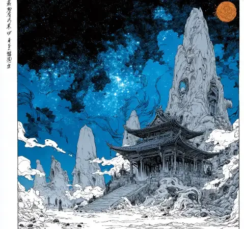 奇幻异界题材的魔法世界场景封面